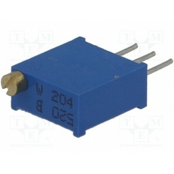 Потенциометр монтажный SR PASSIVES T910W-200K