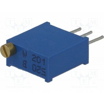 Потенциометр монтажный многооборотный SR PASSIVES T910W-200R