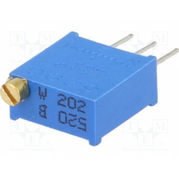 Потенциометр монтажный многооборотный SR PASSIVES T910W-2K