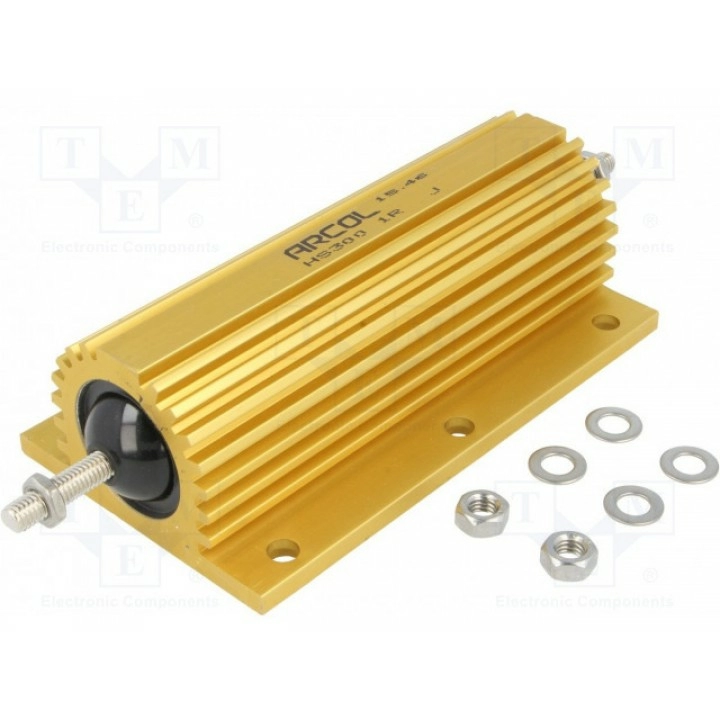 Резистор проволочный с радиатором ARCOL HS300 30R F (HS300-30RF)