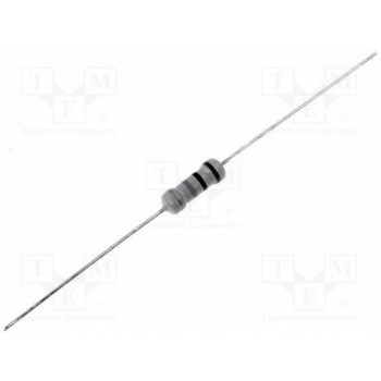 Резистор углеродистый THT 47Ом ROYAL OHM 1-2W-4R7