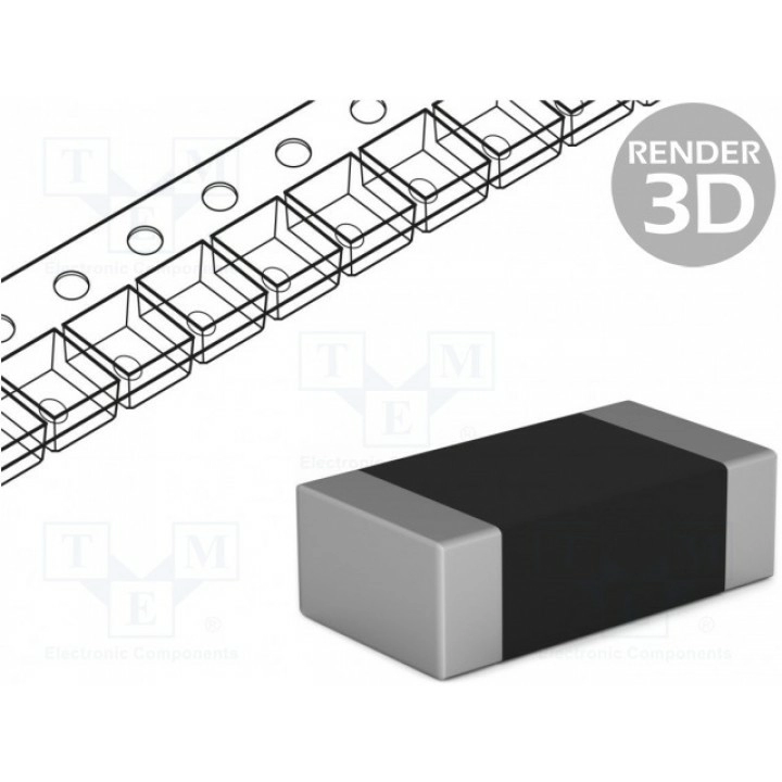Резистор thick film SMD 1206 ROYAL OHM CQ06S4F6803T5E (CQ1206-680K-1%)