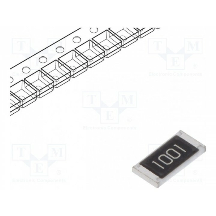 Резистор thick film SMD 2010 ROYAL OHM CQ1007F1001T5E (CQ2010-1K-1%)