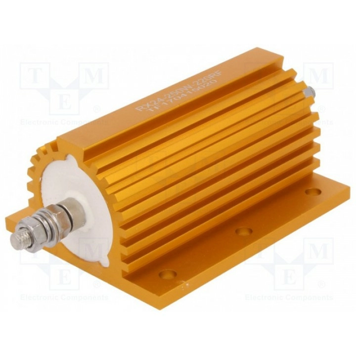 Резистор проволочный с радиатором SR PASSIVES AHP250W-220RF (AHP250W-220RF)