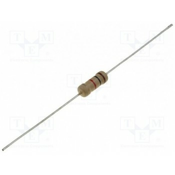 Резистор углеродистый THT 100кОм SR PASSIVES CF2WS-100K