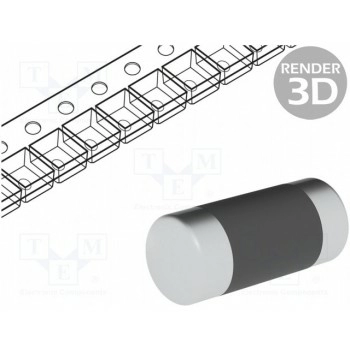 Резистор thin film SMD 0207 melf Viking CSRV0207FTDT1504