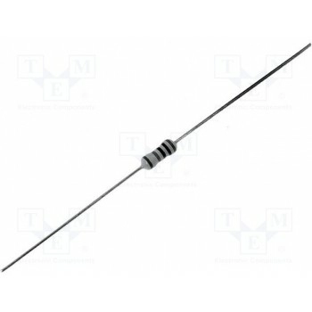Резистор metal film THT 680Ом YAGEO MF0207FTE-680R