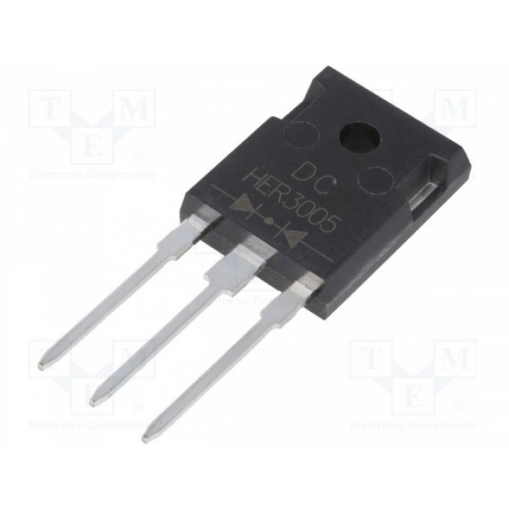 Диод выпрямительный THT 400В DC COMPONENTS HER3005 (HER3005)
