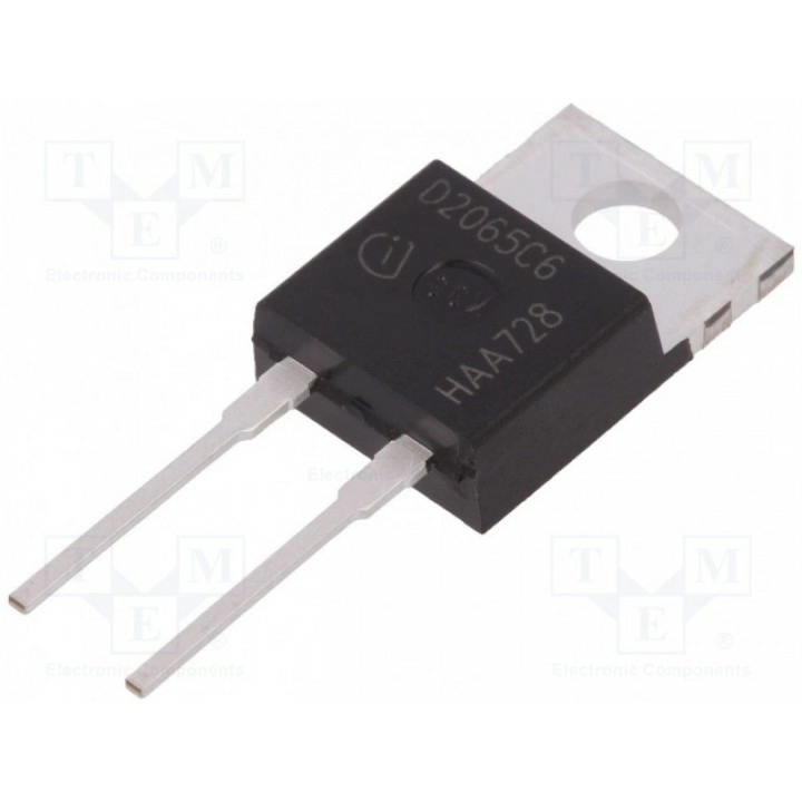 Диод выпрямительный Шоттки SiC THT INFINEON TECHNOLOGIES IDH20G65C6XKSA1 (IDH20G65C6)