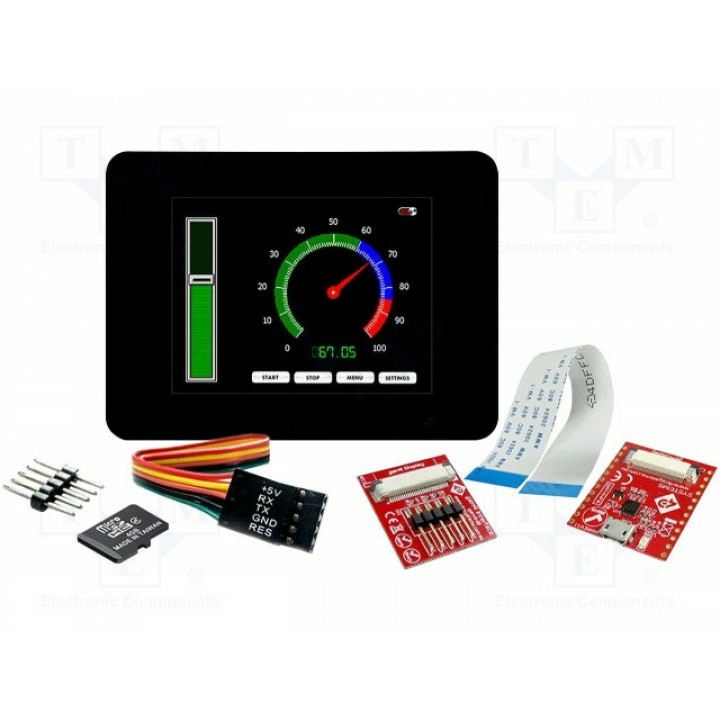 Ср-во разработки с дисплеем TFT 4D Systems SK-GEN4-32DCT-CLB (SK-GEN4-32DCT-CLB)