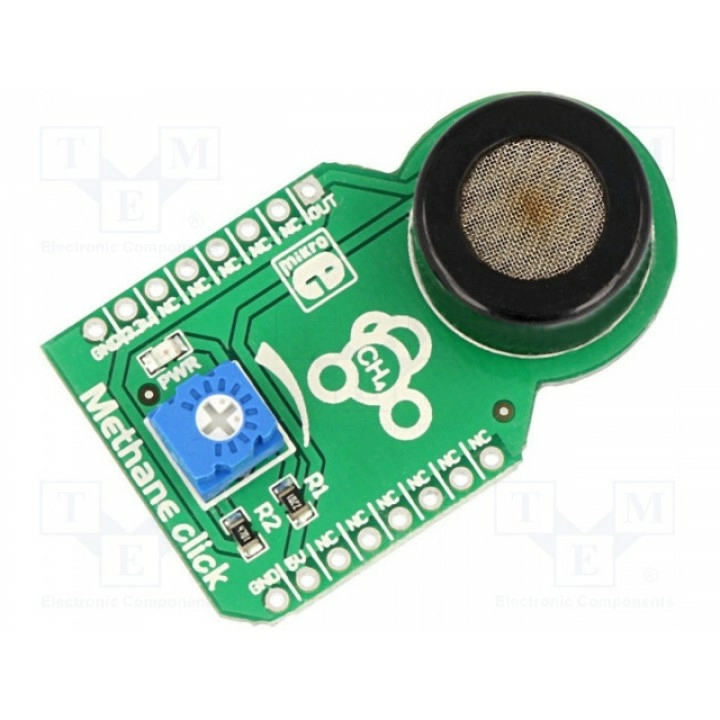Click board датчик газов MIKROELEKTRONIKA METHANE CLICK (MIKROE-1628)