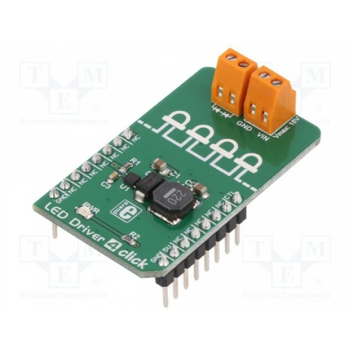 Click board MIKROELEKTRONIKA LED DRIVER 4 CLICK (MIKROE-3037)