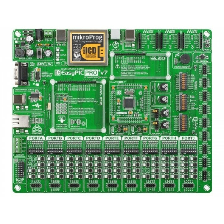 Ср-во разработки Microchip PIC MIKROELEKTRONIKA EASYPIC PRO V7 (MIKROE-995)