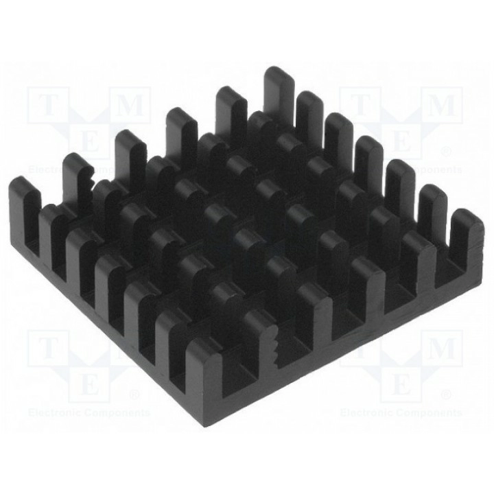 Радиатор штампованный черный FISCHER ELEKTRONIK ICK BGA 23X23 (ICKBGA23X23)