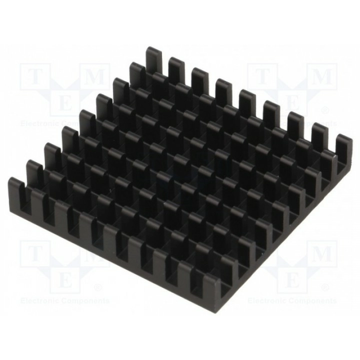 Радиатор штампованный черный FISCHER ELEKTRONIK ICK BGA 33 X 33 X 6 (ICKBGA33X33X6)