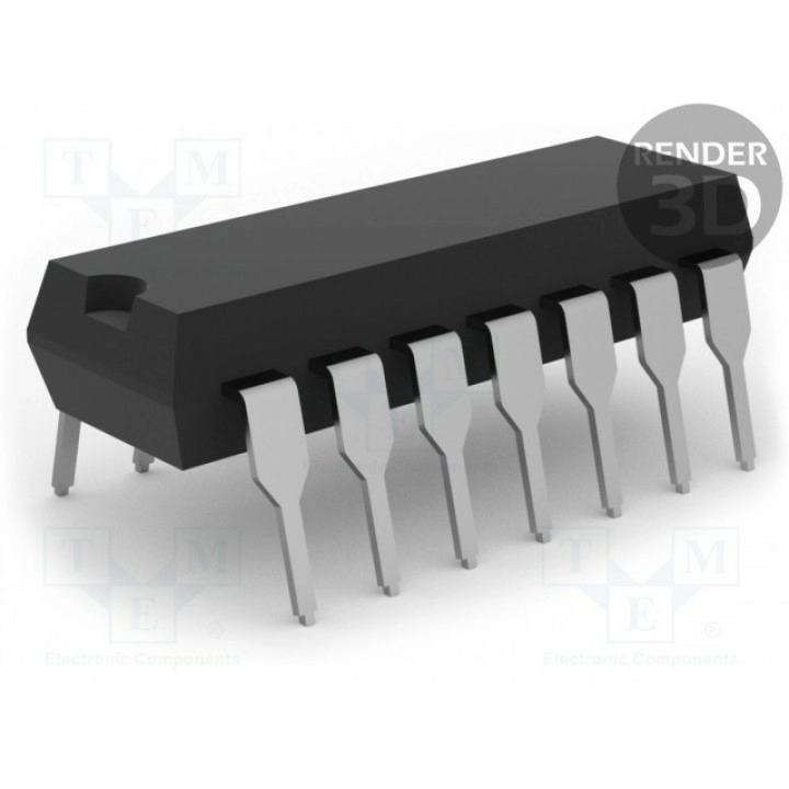 Операционный усилитель Analog Devices (Linear Technology) LT1014CN#PBF (LT1014CN)