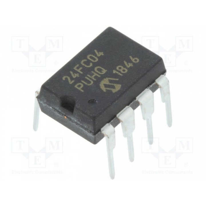 Память EEPROM I2C MICROCHIP TECHNOLOGY 24FC04-IP (24FC04-I-P)