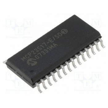 IC expander MICROCHIP TECHNOLOGY MCP23S17-E-SO