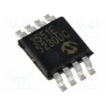 АЦП Каналы 1 22бит MICROCHIP TECHNOLOGY MCP3551-E-MS