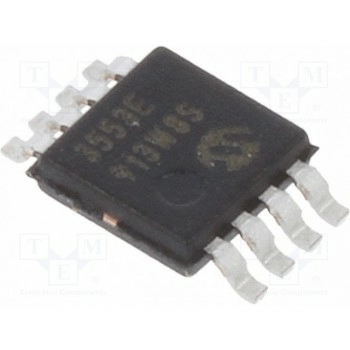АЦП Каналы 1 22бит MICROCHIP TECHNOLOGY MCP3553-E-MS