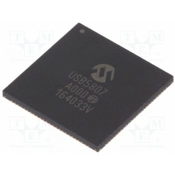 IC контроллер HUB MICROCHIP TECHNOLOGY USB5807-I-KD