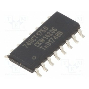 IC цифровая D триггер Каналы 4 NEXPERIA 74HCT175D.652
