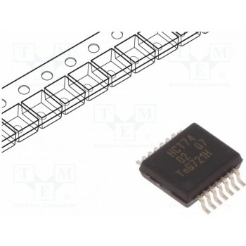IC цифровая D триггер Каналы 2 NEXPERIA 74HCT74DB.112