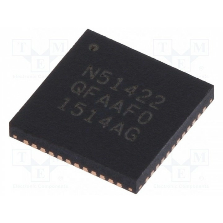 SoC Flash 256кБ NORDIC SEMICONDUCTOR NRF51422-QFAA-R7 (NRF51422-QFAA-R7)