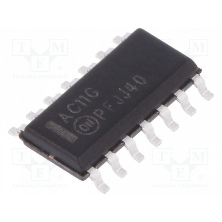 IC цифровая AND Каналы 3 IN 3 CMOS ON SEMICONDUCTOR MC74AC11DG (MC74AC11DG)