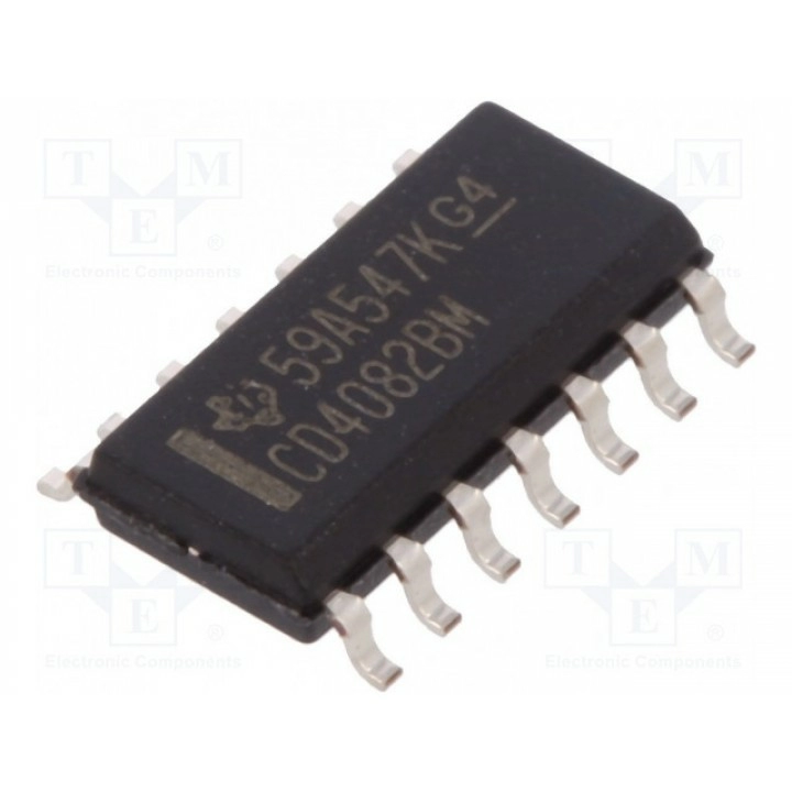 IC цифровая AND Каналы 2 IN 4 TEXAS INSTRUMENTS CD4082BM (CD4082BM)