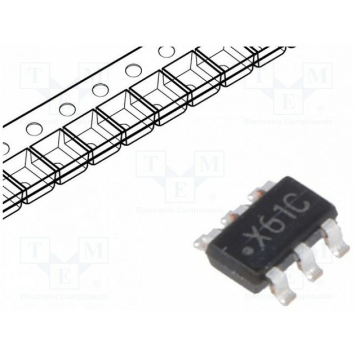 ЦАП TEXAS INSTRUMENTS DAC121S101CIMKNOPB (DAC121S101CIMK)
