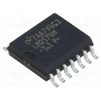 PMIC преобразователь DC/DC TEXAS INSTRUMENTS LM2574M-3.3-NOPB