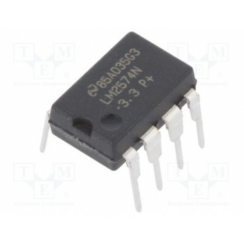 PMIC преобразователь DC/DC TEXAS INSTRUMENTS LM2574N-3.3-NOPB