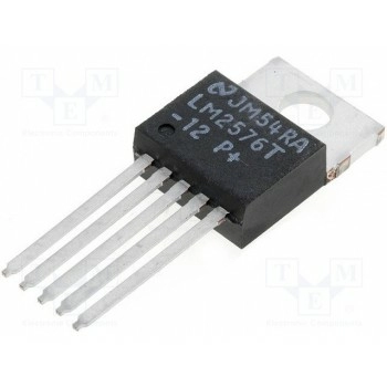PMIC преобразователь DC/DC TEXAS INSTRUMENTS LM2576T-12