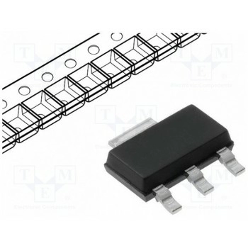 IC стабилизатор напряжения TEXAS INSTRUMENTS REG1117-3.3