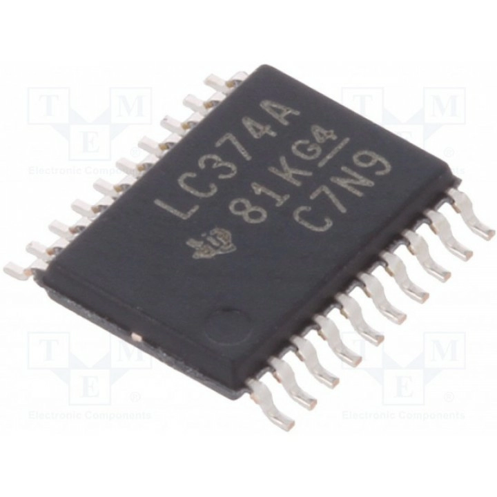 IC цифровая 3 состоянияD триггер TEXAS INSTRUMENTS SN74LVC374APW (SN74LVC374APW)