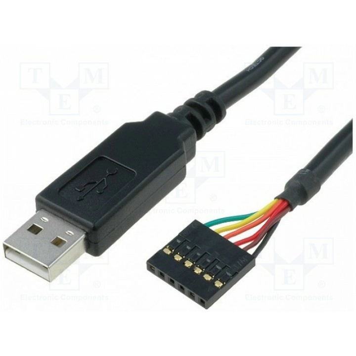 Модуль проводной встроенный FTDI TTL-232R-5V (TTL-232R-5V)