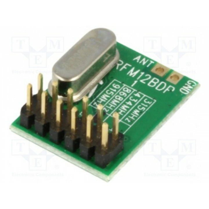 Модуль RF трансивер FM FSK HOPE MICROELECTRONICS RFM12B-868DP (RFM12B-868DP)