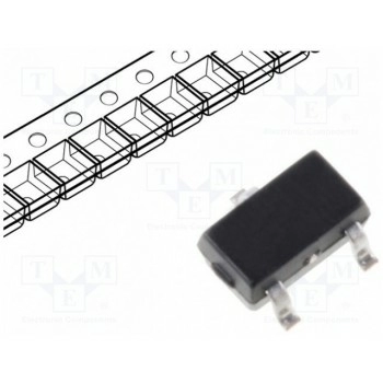 Транзистор NPN биполярный DIODES INCORPORATED BC847CW-13-F