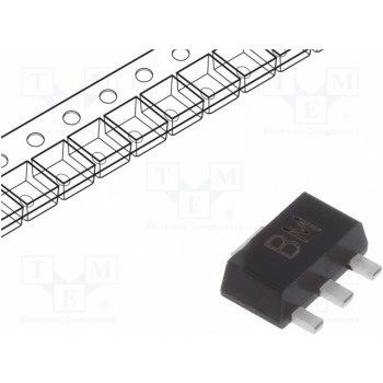 Транзистор NPN биполярный DIODES INCORPORATED BCX5516TA