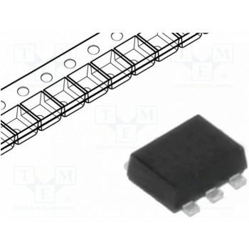 Транзистор NPN x2 биполярный NEXPERIA BC847BV.115
