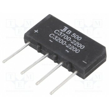 Однофазный выпрямительный мост DIOTEC SEMICONDUCTOR B500C3700A