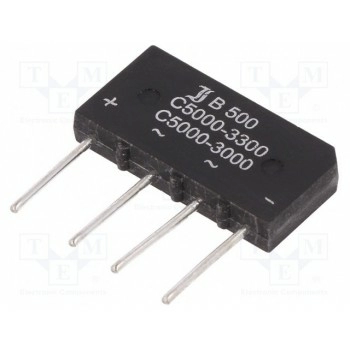 Однофазный выпрямительный мост DIOTEC SEMICONDUCTOR B500C5000A