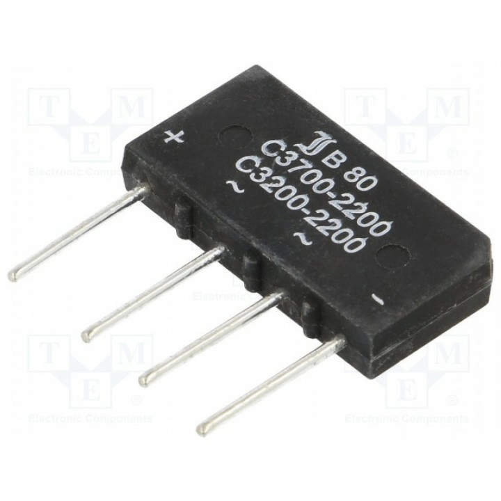Однофазный выпрямительный мост DIOTEC SEMICONDUCTOR B80C3700A (B80C3700A)