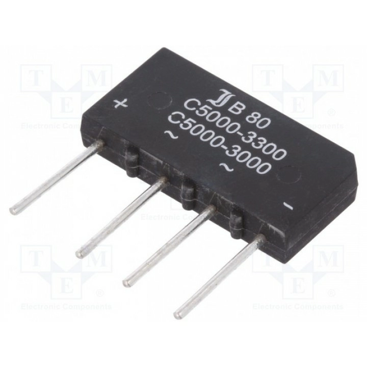Однофазный выпрямительный мост DIOTEC SEMICONDUCTOR B80C5000A (B80C5000A)