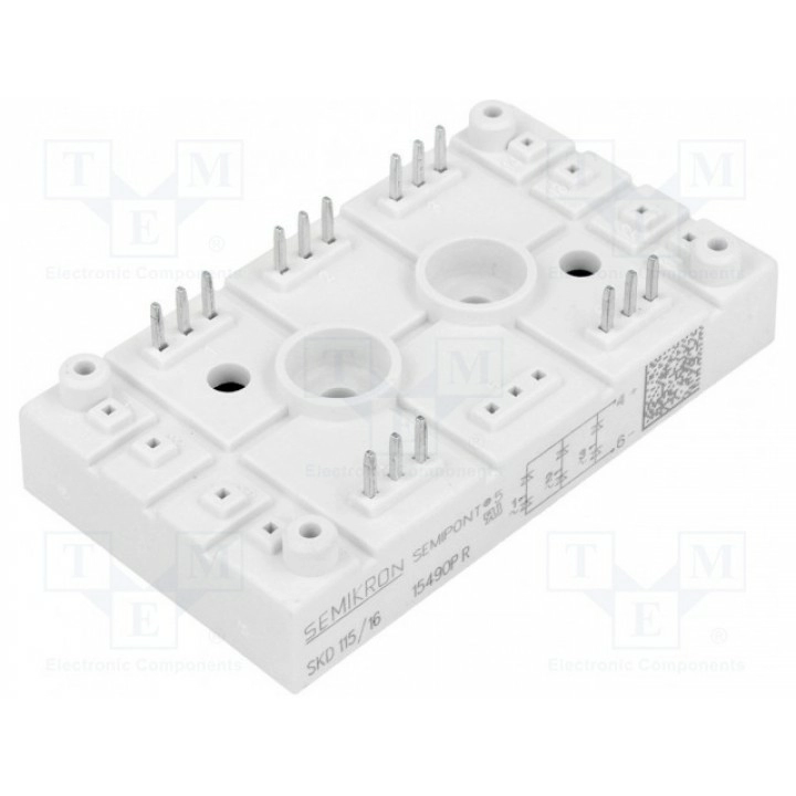 Трехфазный диодный мост SEMIKRON SKD 11516 (SKD115-16)