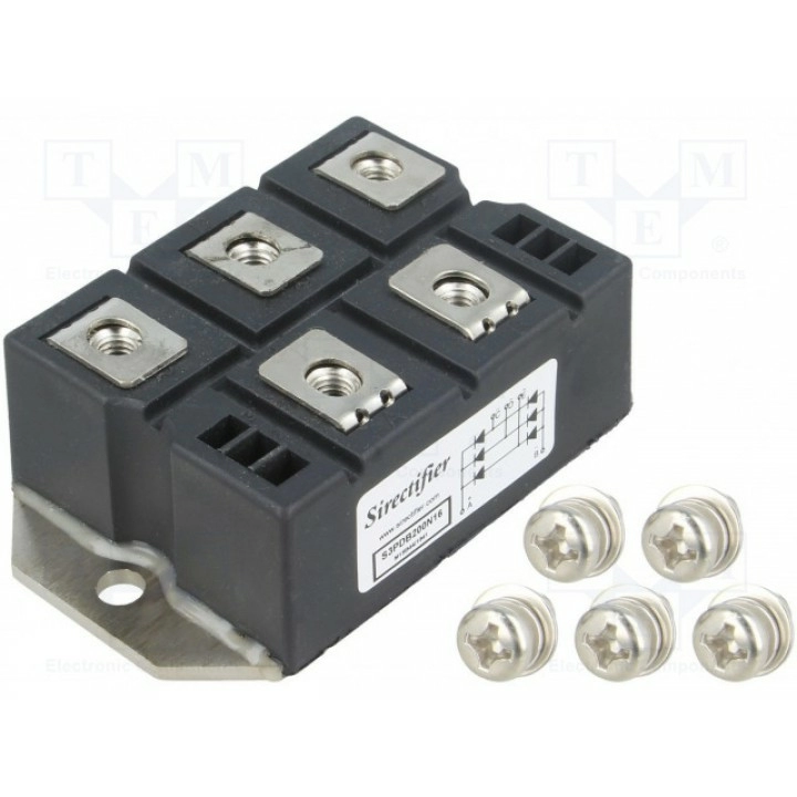 Трехфазный диодный мост SIRECTIFIER S3PDB200N16 (S3PDB200N16-SIR)