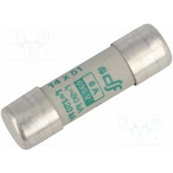 Предохранитель плавкая вставка DF ELECTRIC B14X51T-6A