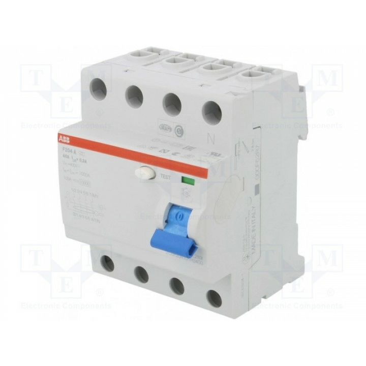 Аварийный выключатель ABB 2CSF204101R3400 (F204A-40-0.3)