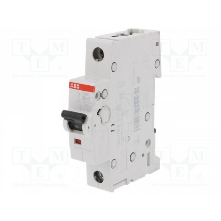 Выключатель максимального тока ABB 2CDS251001R0635 (S201-B63)